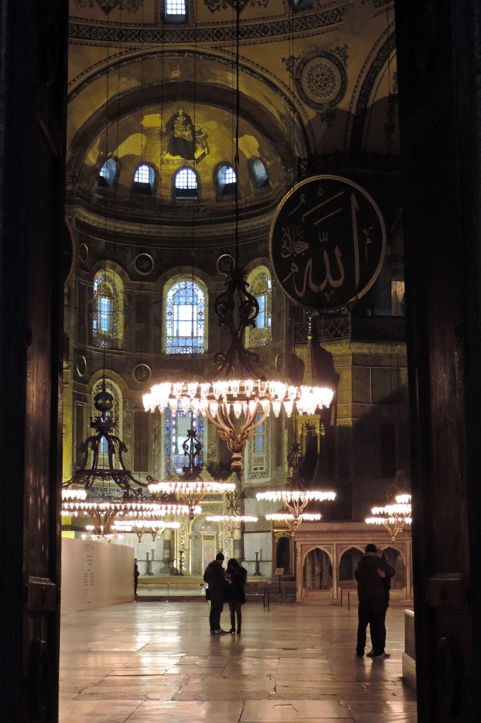 Hagia Sophia Blick durch Tür